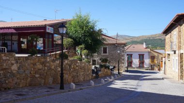 Garganta de los Montes, Madrid, İspanya, Eylül, 10, 2020: Madrid Topluluğu Garganta del Monte Sağlık Merkezi