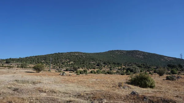 Landschap Van Sierra Madrid Een Zomerochtend — Stockfoto