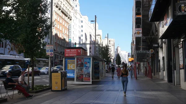 Madrid Spain September 2020 Landscape Madrid One Afternoon September Middle —  Fotos de Stock