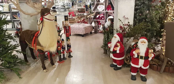 Bilbau Pais Vasco Espanha Dezembro 2019 Decorações Natal Presentes Centro — Fotografia de Stock