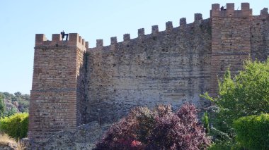 Madrid, İspanya 'da Buitrago del Lozoya Duvarları