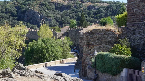 Buitrago Del Lozoyas Väggar Madrid Spanien — Stockfoto