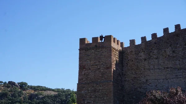 Mura Buitrago Del Lozoya Madrid Spagna — Foto Stock