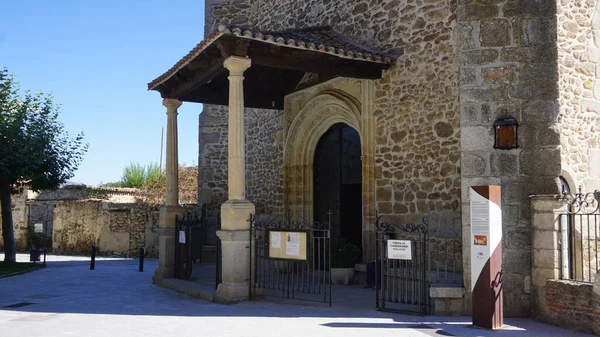 Kościół Buitrago Lozoya Madrycie Hiszpania — Zdjęcie stockowe