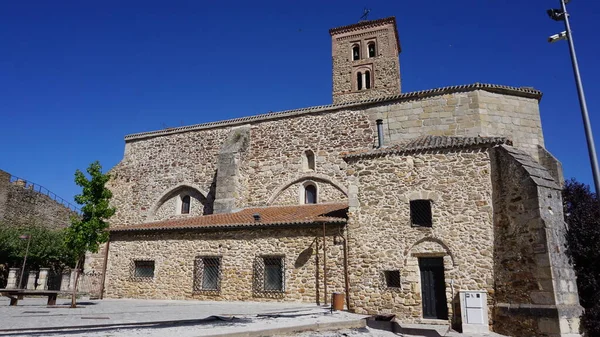 Eglise Buitrago Lozoya Dans Communauté Madrid Espagne — Photo