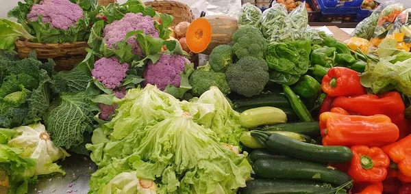 Groenten Koop Een Markt — Stockfoto