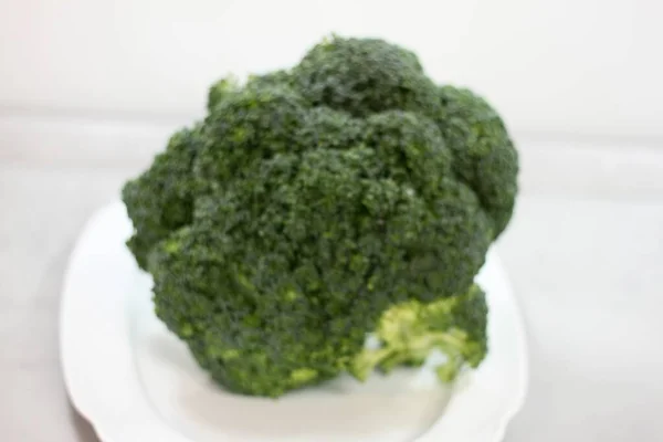 God Och Färsk Grön Broccoli Källa Till Vitaminer — Stockfoto