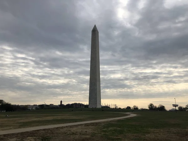 Washington Usa November 2020 Lincoln Memorial Washington Skymningen — Stockfoto