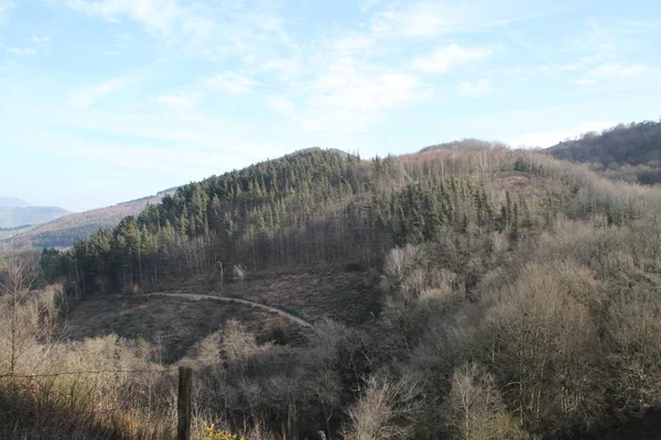 Paysage Montagneux Sur Mont Adarra Pays Basque Par Une Journée — Photo