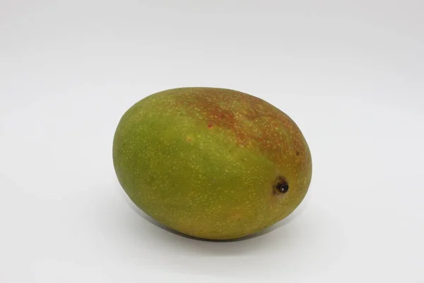 Köstliche Reife Mangofrüchte Auf Weißem Hintergrund Gesundes Essen — Stockfoto