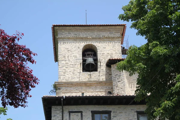 Bell Tower Church Town Mendoza Alava Basque Country Spain — Stock Photo, Image