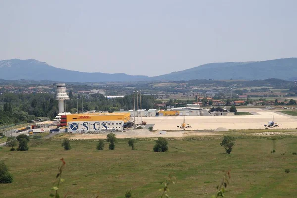 Vitoria Alava Espagne Juillet 2021 Vue Aéroport Foronda Vitoria Depuis — Photo