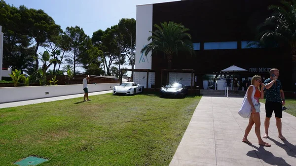 Magaluf Майорка Балеарские Острова Испания Июля 2021 Года Роскошные Автомобили — стоковое фото