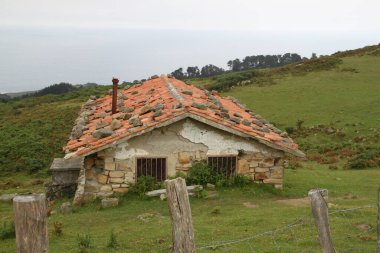 Borda to keep cattle in the mountains in the Basque Country