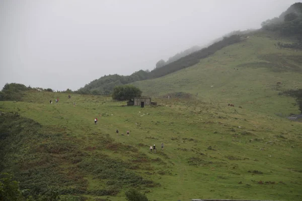 Randonnée Pédestre Sur Mont Jaizkibel Pays Basque Par Une Journée — Photo