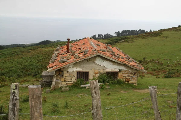 Borda to keep cattle in the mountains in the Basque Country