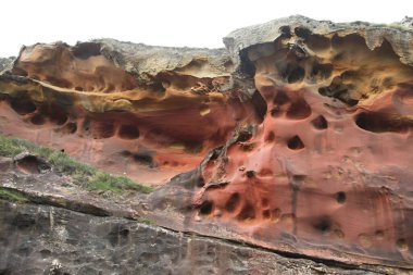 Labetxu, Gipuzkoa, İspanya 'daki Jaizkibel Dağı' nın renkli vadisi.