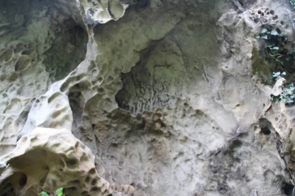 Landschaft Aus Kalksteinfelsen Und Höhlen Auf Dem Berg Jaizkibel Gipuzkoa — Stockfoto