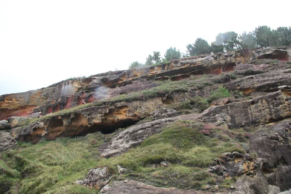 Bergslandskap Berget Jaizkibel Gipuzkoa Baskien Spanien — Stockfoto