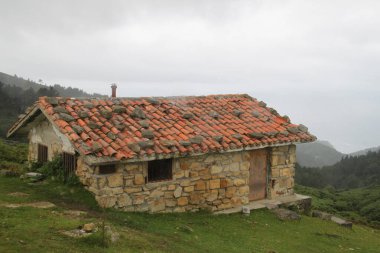 Bask Bölgesi 'ndeki Jaizkibel Dağı' nda Çobanların Borda 'sı