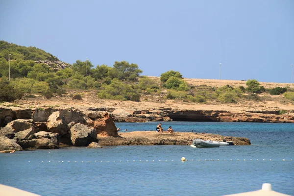 Port Torrent Ibiza Balearic Islands Spain August 2021 Landscape Sunny — Stock Photo, Image