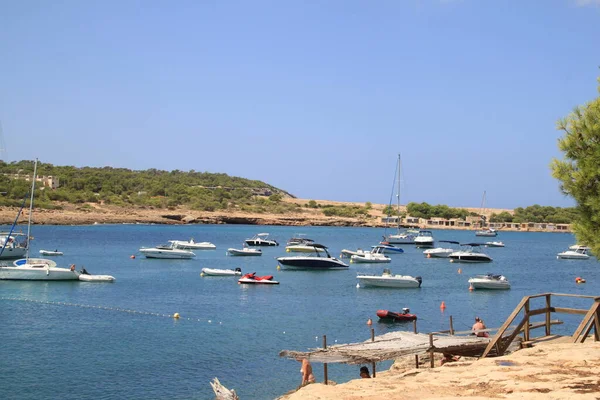 Port Torrent Ibiza Balearic Islands Spain August 2021 Landscape Sunny — Stock Photo, Image