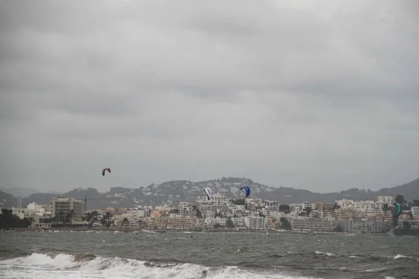 Playa Bossa Ibiza Îles Baléares Espagne Septembre 2021 Paysage Playa — Photo