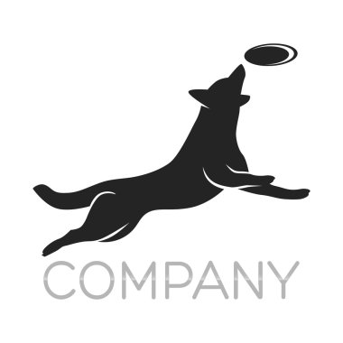 Örnek vektör köpek logosu
