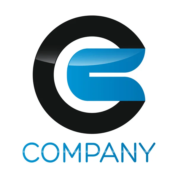 Ejemplo de vector G y C logo — Vector de stock