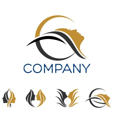 Örnek vektör güzellik logo