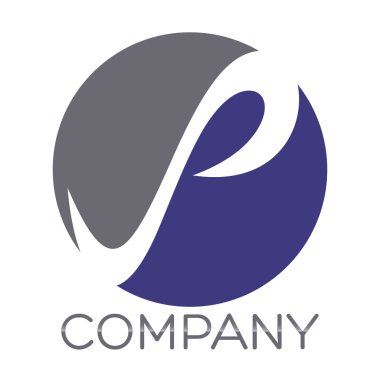 Örnek vektör P logo