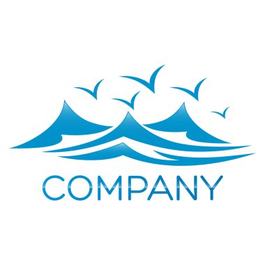 Örnek vektör deniz logosu
