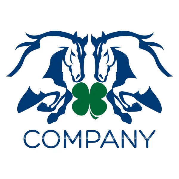 Przykład wektor logo konia — Wektor stockowy
