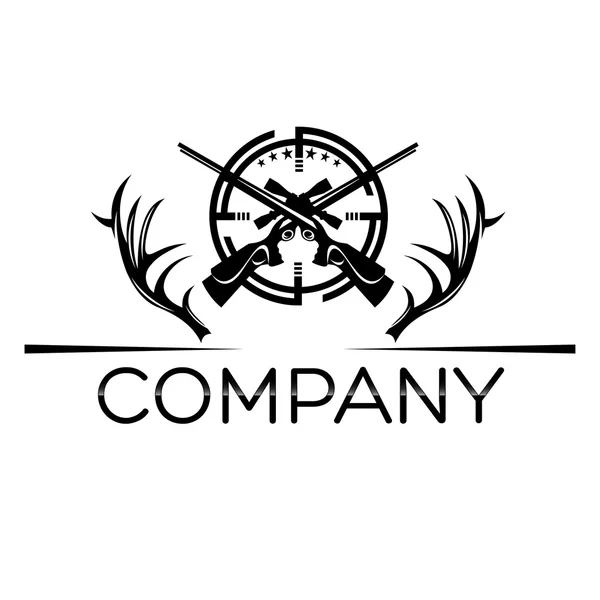Przykład wektor polowania logo — Wektor stockowy