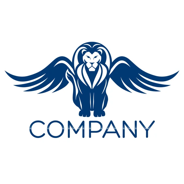 Exempel vektor lion logotyp — Stock vektor