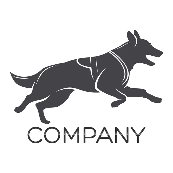 Przykład pies logo wektor — Wektor stockowy