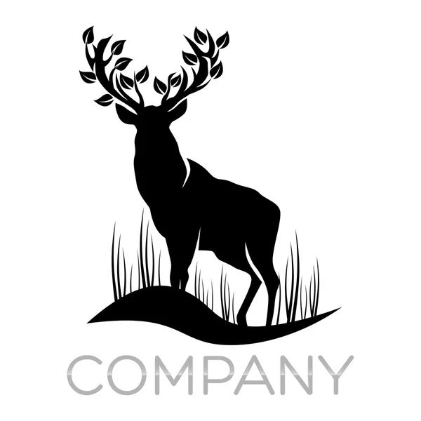 Przykład logo sarna wektor — Wektor stockowy