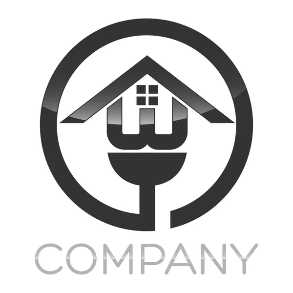 Παράδειγμα διανύσματος ακίνητων περιουσιών λογότυπο — Διανυσματικό Αρχείο