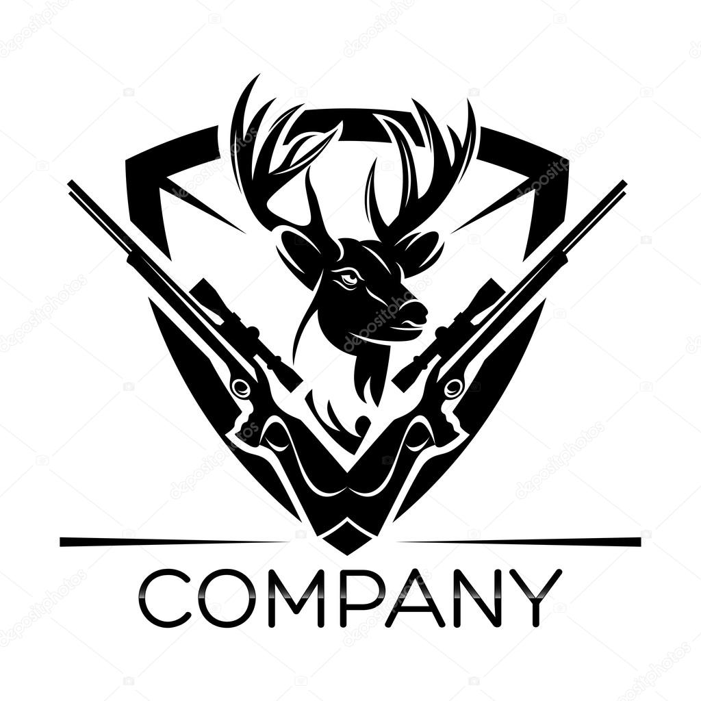 Example vector deer logo