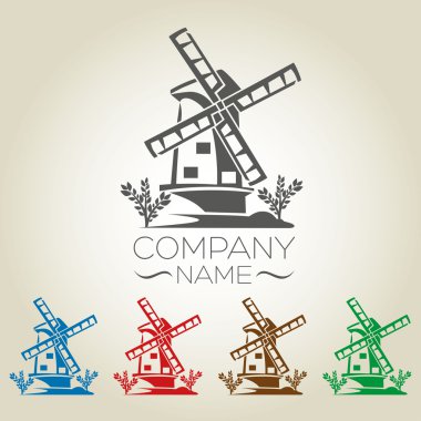 Logo mill clipart
