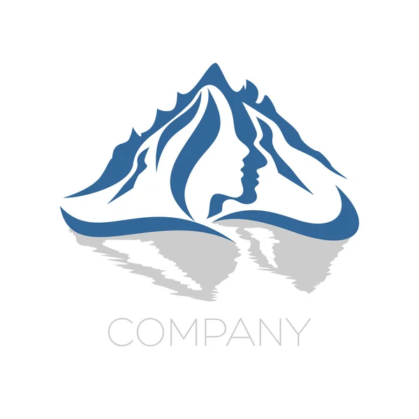 Logo montagne — Image vectorielle