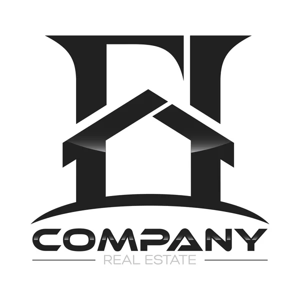 Logotipo imobiliário — Vetor de Stock