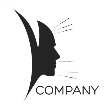Akupunktur ilaç logo örneği