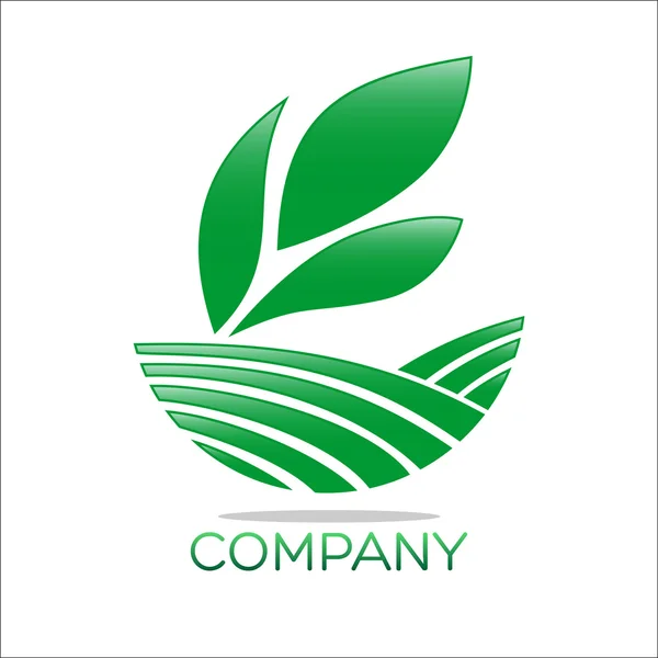 Soyutlama ve doğa logo örneği