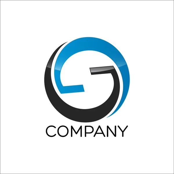 Exemplo G e s logo — Vetor de Stock