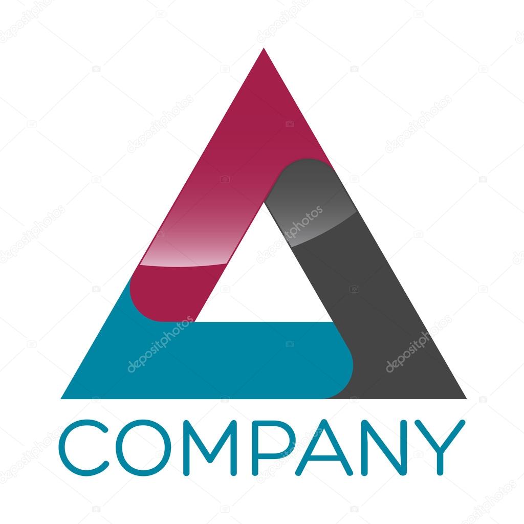 Example vector logo triangle