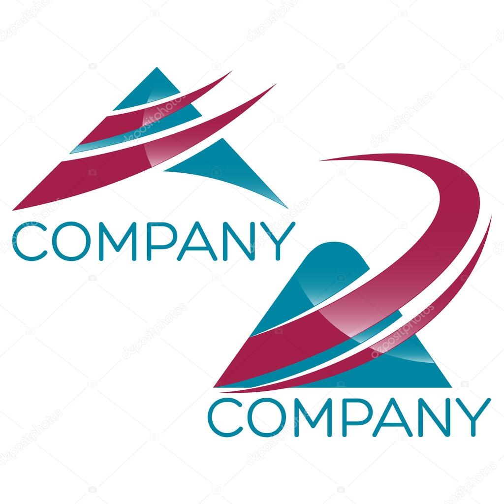 Example vector logo triangle