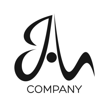 Örnek vektör A ve B logosu