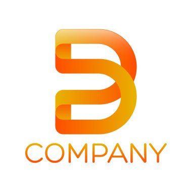 Örnek vektör logo D ve B