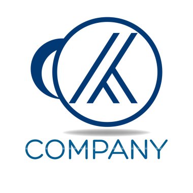 Örnek vektör logo K